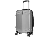 Monopol 37880 ABS Koffer "Palma" 3D-Struktur Gr. S/M/L silber