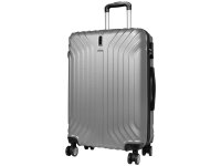 Monopol 37880 ABS Koffer "Palma" 3D-Struktur Gr. S/M/L silber