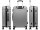 Monopol 37880 ABS Koffer "Palma" 3D-Struktur Gr. S/M/L silber
