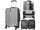 Monopol 37880 ABS Koffer "Palma" 3D-Struktur Gr. S/M/L silber