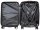 Monopol 37880 ABS Koffer "Palma" 3D-Struktur Gr. S/M/L silber