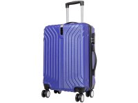 Monopol 37880 ABS Koffer "Palma" 3D-Struktur Gr. S/M/L blau