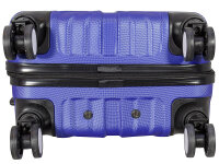 Monopol 37880 ABS Koffer "Palma" 3D-Struktur Gr. S/M/L blau