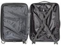 Monopol 37880 ABS Koffer "Palma" 3D-Struktur Gr. S/M/L blau
