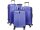 Monopol 37880 ABS Koffer "Palma" 3D-Struktur Gr. S/M/L blau