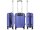 Monopol 37880 ABS Koffer "Palma" 3D-Struktur Gr. S/M/L blau