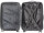 Monopol 37880 ABS Koffer "Palma" 3D-Struktur Gr. S/M/L blau