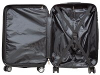 Monopol 37880 ABS Koffer "Palma" 3D-Struktur Gr. S/M/L champagner