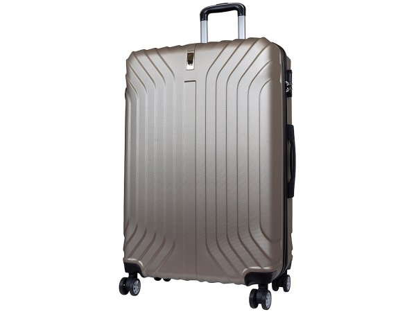 Monopol 37880 ABS Koffer "Palma" 3D-Struktur Gr. L champagner 76 cm