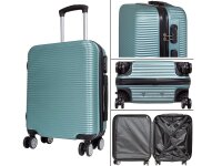 Monopol 45476 ABS Koffer "Malaga" 3D-Struktur...
