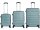 Monopol 45476 ABS Koffer "Malaga" 3D-Struktur Gr. S/M/L türkis