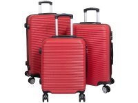 Monopol 45476 ABS Koffer "Malaga" 3D-Struktur...