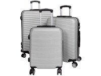 Monopol 45476 ABS Koffer "Malaga" 3D-Struktur...