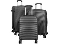 Monopol 45476 ABS Koffer "Malaga" 3D-Struktur...