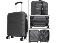 Monopol 45476 ABS Koffer "Malaga" 3D-Struktur...