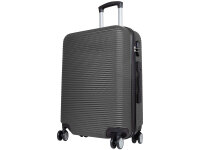 Monopol 45476 ABS Koffer "Malaga" 3D-Struktur Gr. S/M/L anthrazit