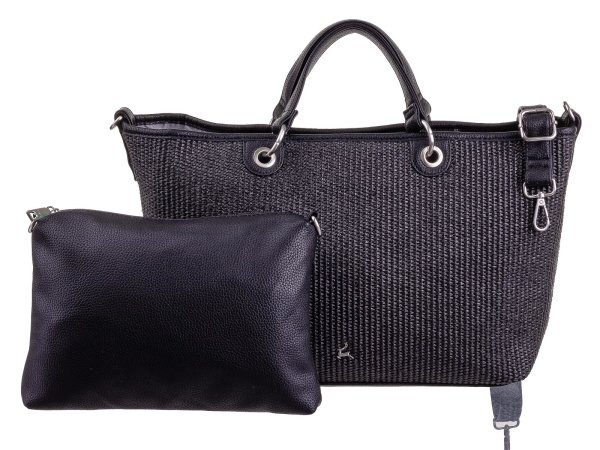 Prato LM Joyce Bag in Bag Shopper/Kurzgrifftasche Handtasche black
