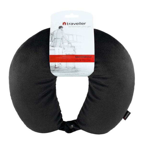 traveller T19211301 Nackenrolle Neck Pillow schwarz