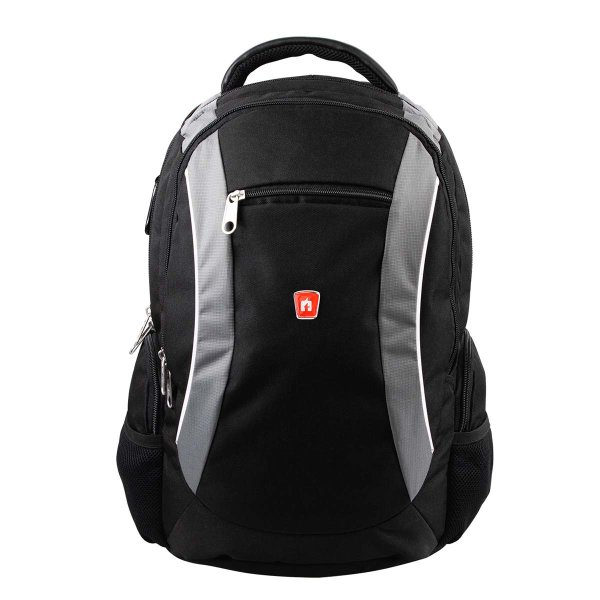 traveller T19400101 Rucksack Quick Scan ca. 24 L mit Laptopfach 17" schwarz