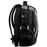 traveller T19400101 Rucksack Quick Scan ca. 24 L mit Laptopfach 17" schwarz