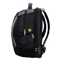 traveller T19400101 Rucksack Quick Scan ca. 24 L mit Laptopfach 17" schwarz