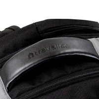 traveller T19400101 Rucksack Quick Scan ca. 24 L mit Laptopfach 17" schwarz