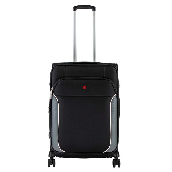 traveller T19400901 Reisekoffer 65er Expand Gr. M mit TSA-Schloss ca. 52 L schwarz