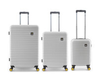 National Geographic ABS Abroad Spinner 4 Rollen TSA Gr. S/M/L/SET Silver