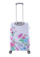 ELLE Spinner Flower Print 3in1 Trolley Gr. S/M/L/Set White