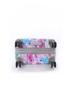 ELLE Spinner Flower Print 3in1 Trolley Gr. S/M/L/Set White