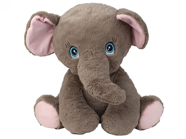Mel-O-Design 4273 Elefant mit hübschen Augen sitzend ca. 41cm Elefant