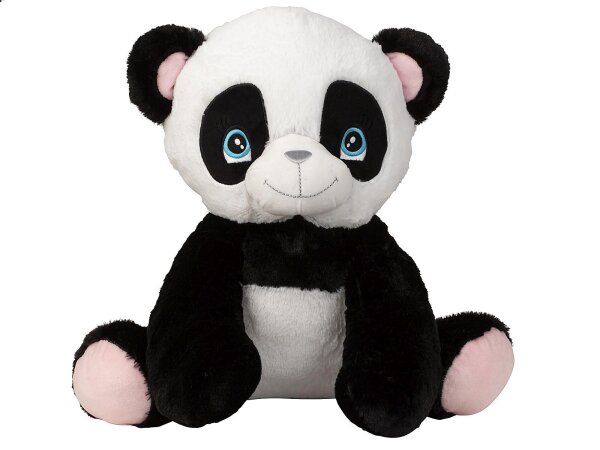 Mel-O-Design 4282 Pandabär mit hübschen Augen sitzend ca. 40cm Pandabär