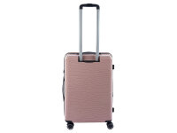 Franky PP14/19 Spinner 65er mit TSA-Zahlenschloss und Dehnfalte rose