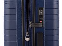 Franky PP14/19 Spinner 65er mit TSA-Zahlenschloss und Dehnfalte darkblue