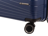 Franky PP14/19 Spinner 65er mit TSA-Zahlenschloss und Dehnfalte darkblue