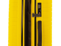 Franky PP14/19 Spinner 65er mit TSA-Zahlenschloss und Dehnfalte yellow
