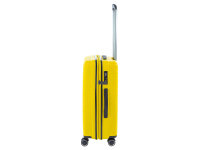 Franky PP14/19 Spinner 65er mit TSA-Zahlenschloss und Dehnfalte yellow