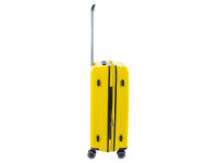 Franky PP14/19 Spinner 65er mit TSA-Zahlenschloss und Dehnfalte yellow