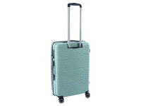 Franky PP14/19 Spinner 65er mit TSA-Zahlenschloss und Dehnfalte green