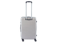 Franky PP14/19 Spinner 65er mit TSA-Zahlenschloss und Dehnfalte grey