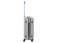 Franky PP14/19 Spinner 65er mit TSA-Zahlenschloss und Dehnfalte grey
