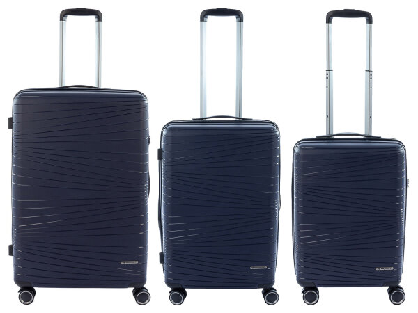 Franky PP14/19 Spinner 3er Set 55er/65er/75er mit TSA-Zahlenschloss darkblue
