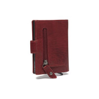 The Chesterfield Brand Antique Buff Crumbled RFID Safe Leder Geldbörse Praque C08.0442 04 rot