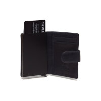 The Chesterfield Brand Antique Buff Crumbled RFID Safe Leder Geldbörse Praque C08.0442 10 navy