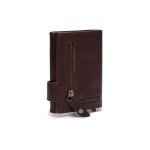 The Chesterfield Brand Antique Buff Crumbled RFID Safe Leder Kartenetui Portland C08.0443 01 brown