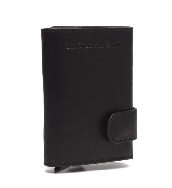 The Chesterfield Brand Antique Buff Crumbled RFID Safe Leder Kartenetui Portland C08.0443 00 black
