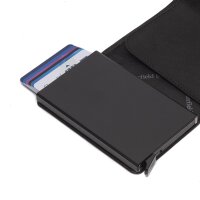 The Chesterfield Brand Antique Buff Crumbled RFID Safe Leder Kartenetui Portland C08.0443 00 black