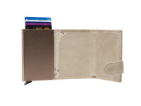 The Chesterfield Brand Antique Buff Crumbled RFID Safe...