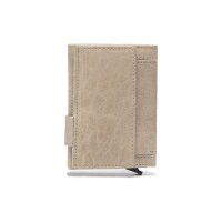 The Chesterfield Brand Antique Buff Crumbled RFID Safe Leder Kartenetui Portland C08.0443 05 weiss