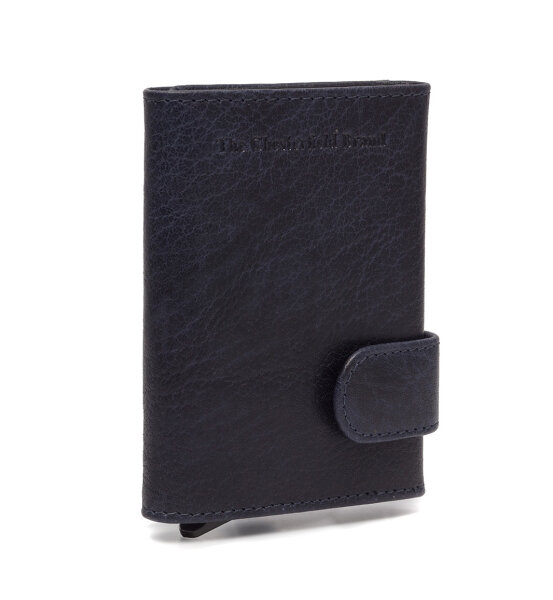 The Chesterfield Brand Antique Buff Crumbled RFID Safe Leder Kartenetui Portland C08.0443 10 navy